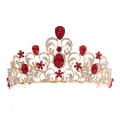 Valentine's Beauty Tiara Alloy Diamond Pageant Crown Queen Retro Bride Hair Accessories